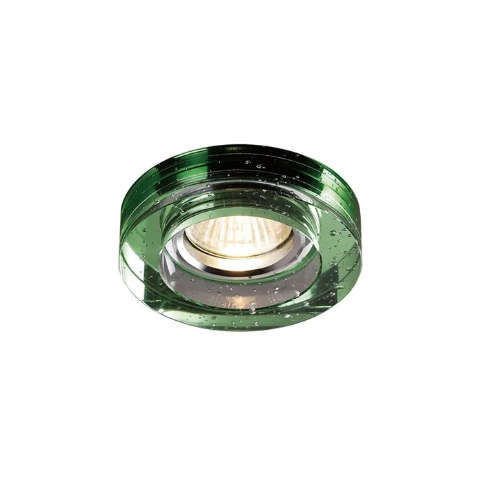 Diyas Crystal Bubble Downlight Round Rim Only Green, IL30800 REQUIRED TO COMPLETE THE ITEM, Cut Out 62mm • IL30831GR
