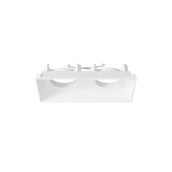 DMF Lighting M4T2SWHFL M Series Multiples Flangeless Trim, 2-Head, White