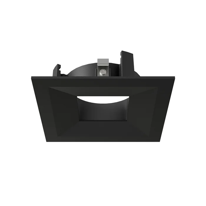 DMF Lighting M4TSBBK 4″ M Series Square Beveled Pinhole Trim, Black