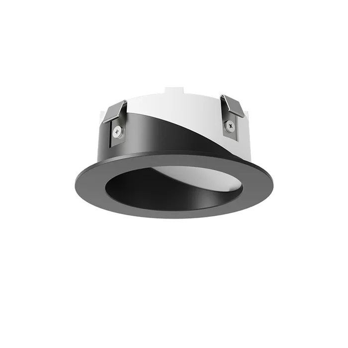 DMF Lighting X2TRDWBK 2″ X Series Round Wall Wash Trim, Black