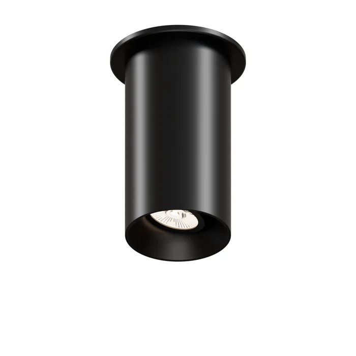 DMF Lighting XCS-R-6-S-D-10-FL-0-40-BK-O-00-S 6 Inch LED Cylinder Surface Mount, Flood (40°) Beam, 1000 Lumens, 0-10V Dimming, 4000K, Black