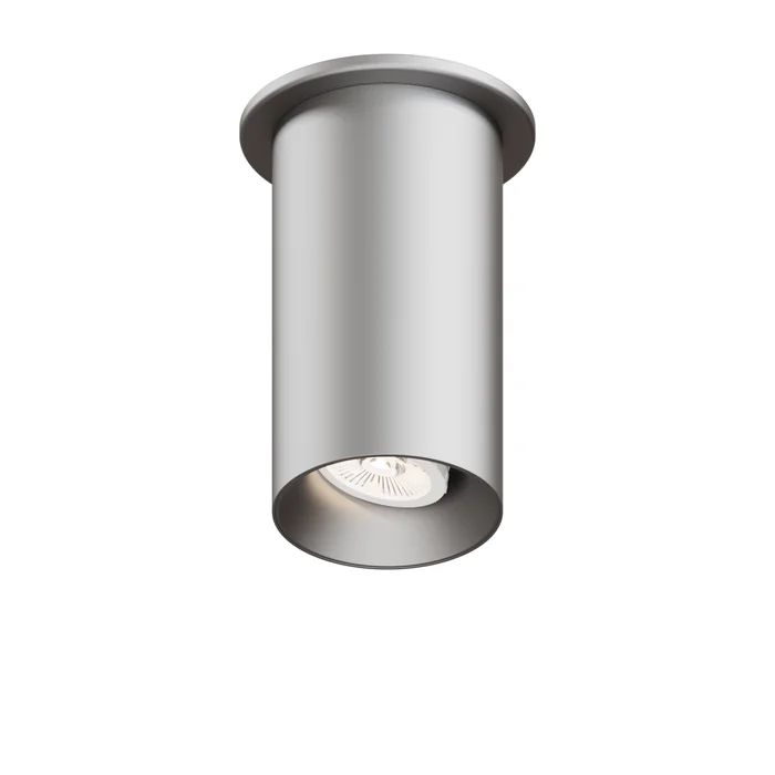 DMF Lighting XCS-R-6-S-D-15-SP-0-27-BA-O-00-S 6 Inch LED Cylinder Surface Mount, Spot (30°) Beam, 1500 Lumens, 0-10V Dimming, 2700K, Brushed Aluminum