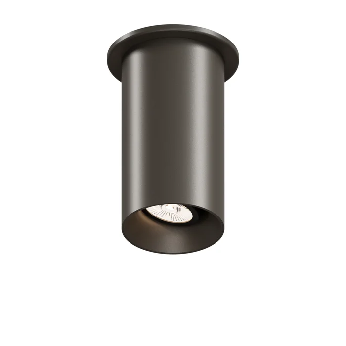 DMF Lighting XCS-R-6-S-D-15-WF-0-40-BZ-T-00-S Adjustable 6 Inch LED Cylinder Surface Mount, Wide Flood (50°) Beam, 1500 Lumens, TRIAC/ELV Dimming, 4000K, Bronze
