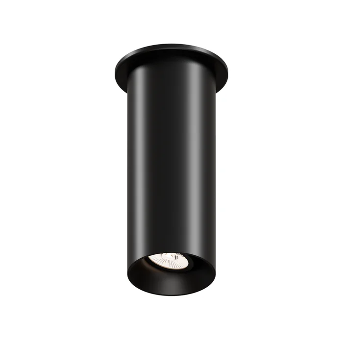 DMF Lighting XCS-R-9-S-A-07-FL-0-30-BK-T-00-S Adjustable 9 Inch LED Cylinder Surface Mount, Flood (40°) Beam, 750 Lumens, TRIAC/ELV Dimming, 3000K, Black