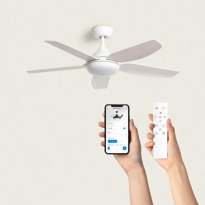 Dokos Silent Ceiling Fan with DC Motor 122cm – Ledkia