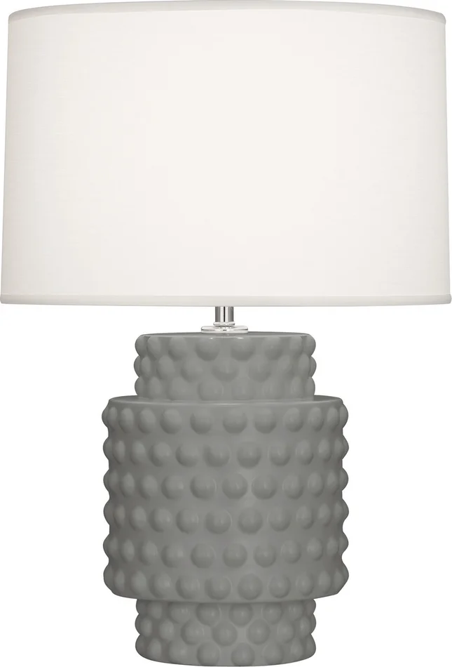 Dolly One Light Accent Lamp in Matte Smoky Taupe Glazed Textured Ceramic (165|MST09)