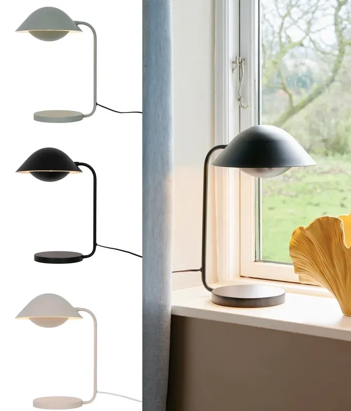 Dome Oversize Shaded Table Lamp – 3 Colours
