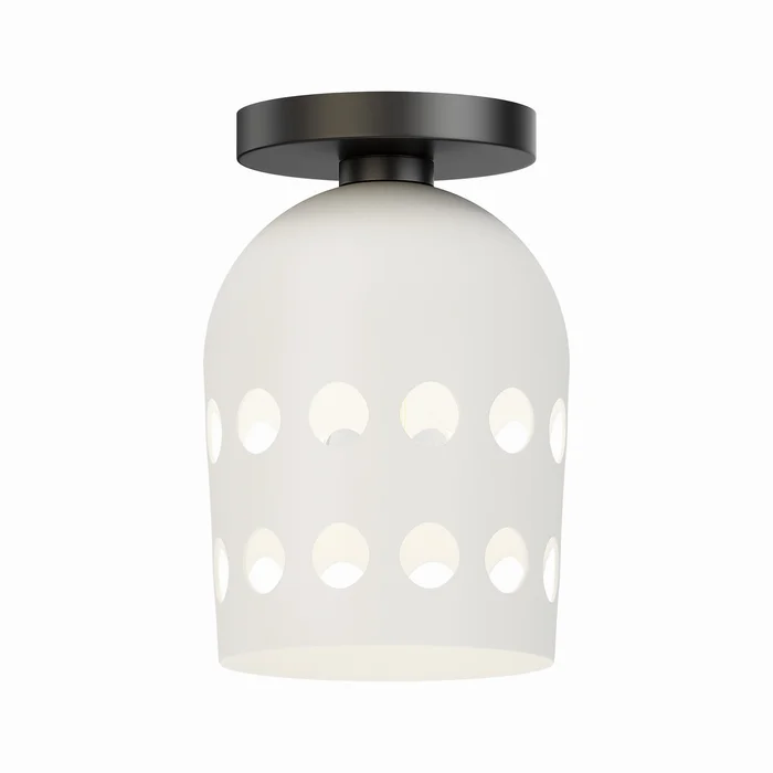 Dottie One Light Flush Mount in Black (16|21240WTBK)