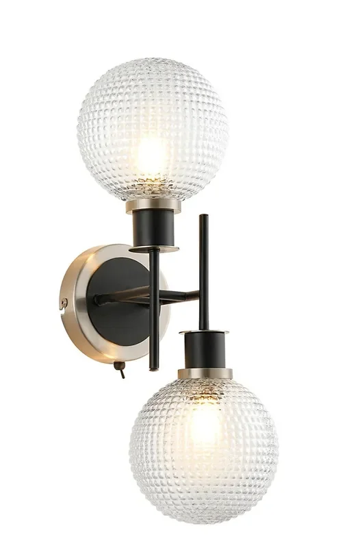 Duncan Double Wall Light (Various Glass Options)