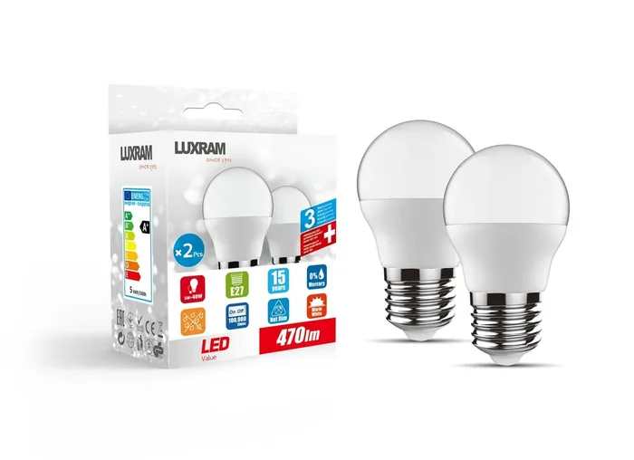 Duo Pack LED Thermal Plastic Golf Ball Bulb