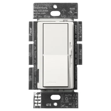 DVSCFSQ-LF-RW Lutron Diva 3-SPEED Fan Control And Light Switch, SINGLE-POLE/3-WAY