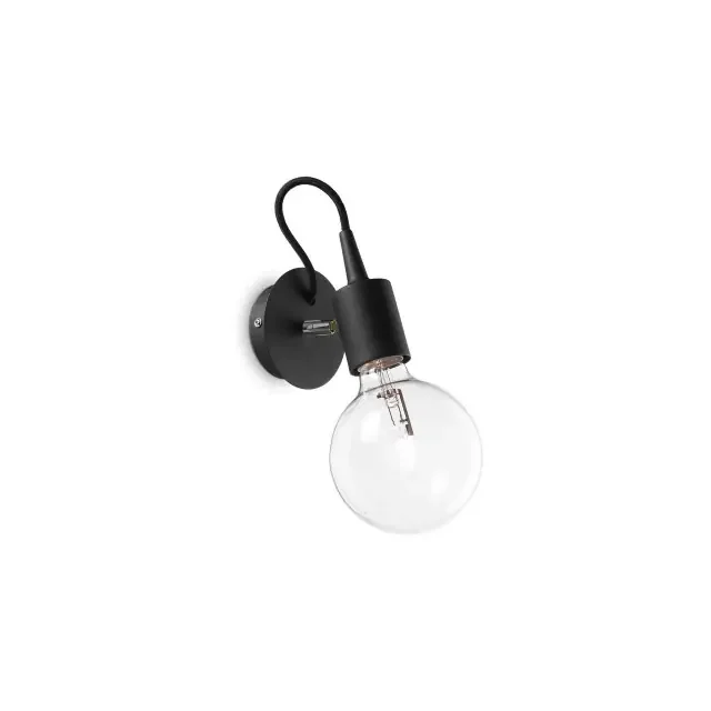 Edison AP1 Black Adjustable Wall Light