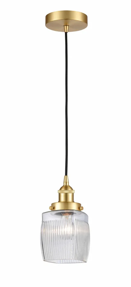 Edison One Light Mini Pendant in Satin Gold (405|616-1PH-SG-G302)
