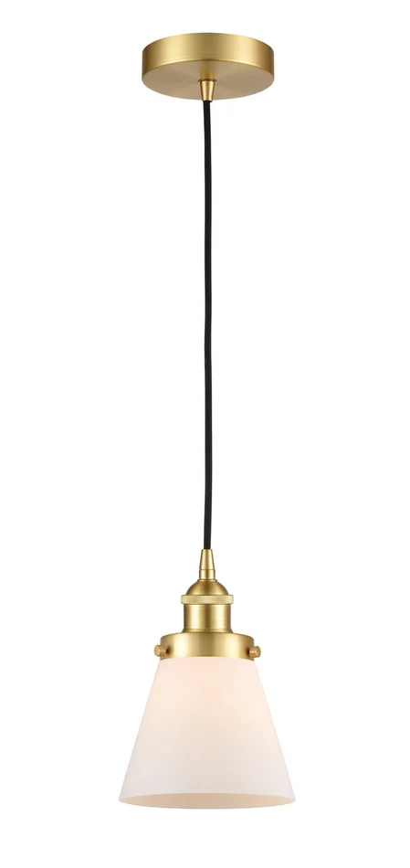 Edison One Light Mini Pendant in Satin Gold (405|616-1PH-SG-G61)