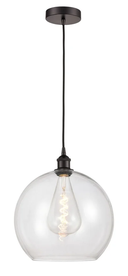 Edison One Light Pendant in Oil Rubbed Bronze (405|616-1P-OB-G122-14)