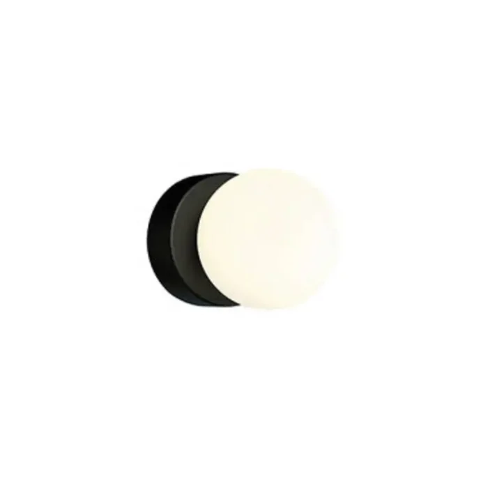 Edit Bravo Bathroom Wall Light – Black & White – Online Lighting