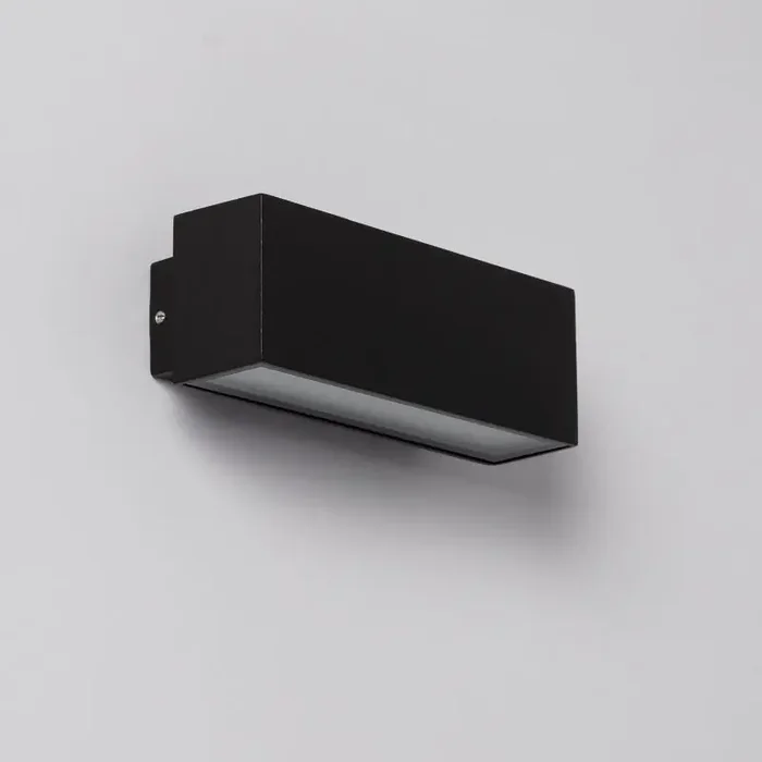 Edit Carinae Warm White LED Outdoor Up & Down Wall Light – Black – Online Lighting