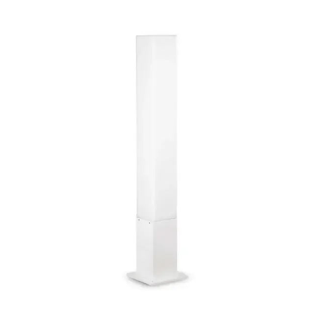 Edo PT1 White with Square Diffuser IP44 Bollard