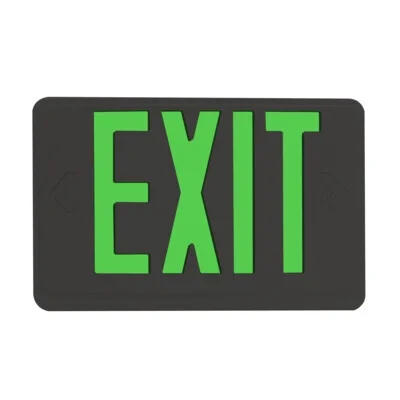 EiKO 11036 – EXIT-G-BK – Exit Sign Green Black Housing