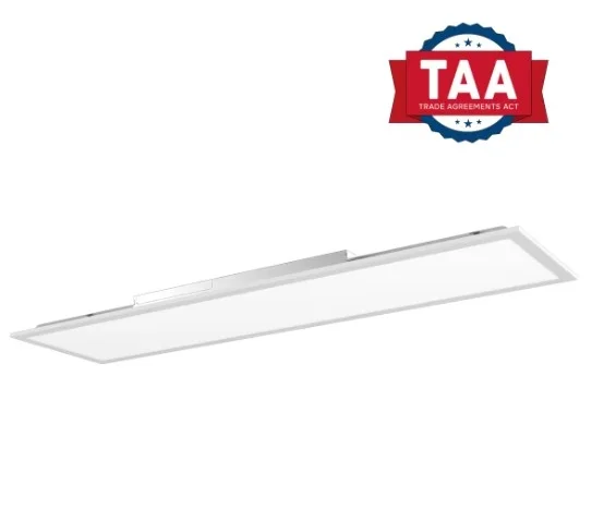 EiKO 15367 – BP2-14-PS40P-8FCCT-UDIM – Backlit Flat Panel TAA – 1′ X 4′ – 40/30/20W – 3-CCT 35/40/50K – 120-277V – 2 X 32W 4FT T8 Equal