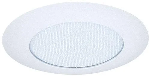 Elco EL112 6 CFL IC Shower Trim with Reflector and Frosted Lens – White