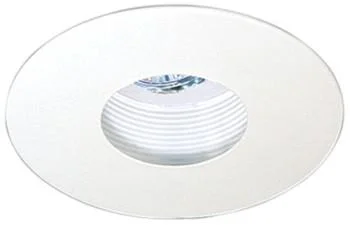 Elco EL1423W Low Voltage Adjustable Pinhole with Baffle – White