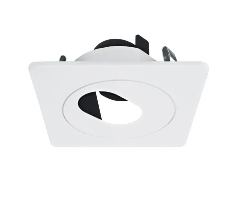 ELCO ELK4220W – Pex 4″ Square Rotatable Slot Aperture Trim – For Koto LED Modules – Black Slot/White Ring