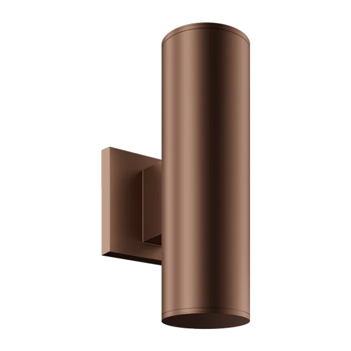 Elco Lighting E36ABZ11-1130 Koto Sylo 3″ LED Wall Mount, Up and Down Light, 1150 Lumens Up/1150 Lumens Down, 3000K, Bronze