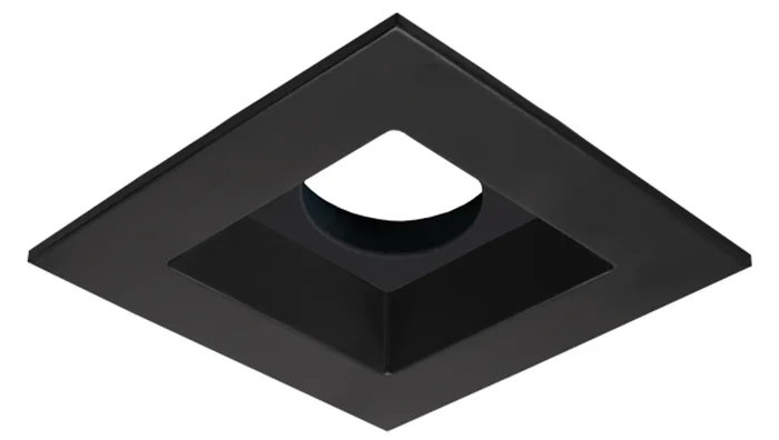 Elco Lighting ELK4714B Unique 4″ Square Reflector Trim, Black