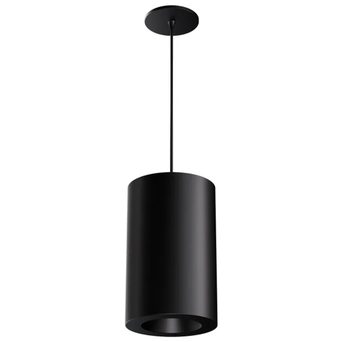 Elco Lighting EPD685L3CT5BB-24 Ply Sylo 6″ LED Pendant, 24″ Stem, 14/18/24W, 120/277V, Selectable CCT (2700K-5000K), Black