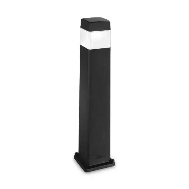 Elisa PT1 Black with Transparent Diffuser Resin IP55 Bollard