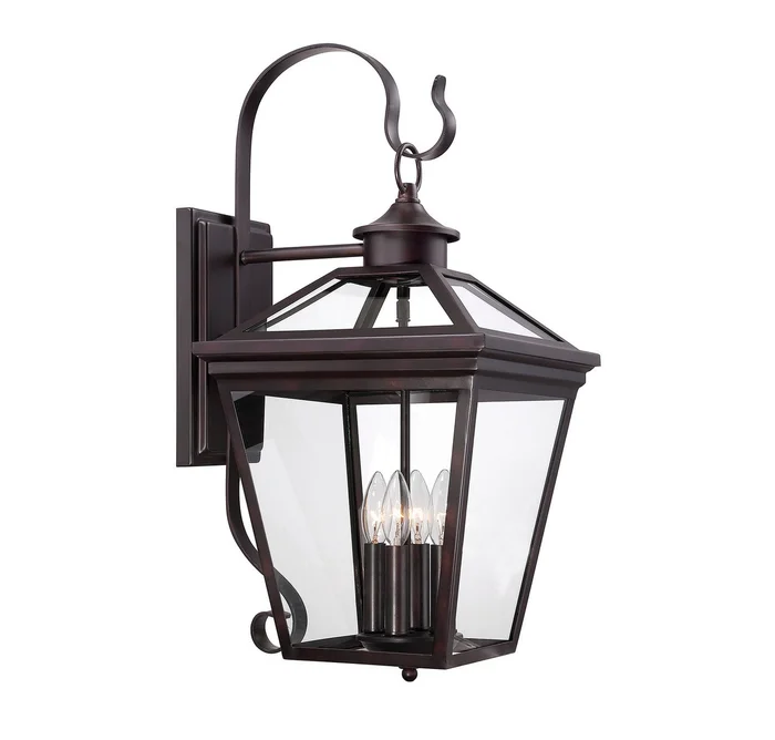 Ellijay Four Light Outdoor Wall Lantern in English Bronze (51|5-142-13)