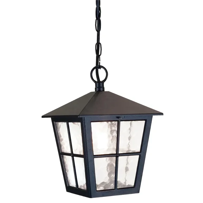 Elstead Lighting BL48MBLACK Canterbury Black Chain Porch Light