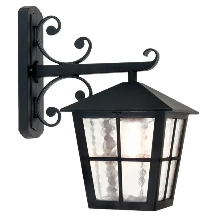 Elstead Lighting BL52MBLACK Canterbury Black Outdoor Wall Light