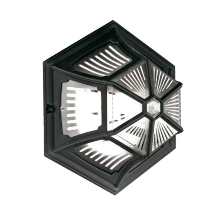 Elstead Lighting PR12BLACK Parish Black Flush Porch Light