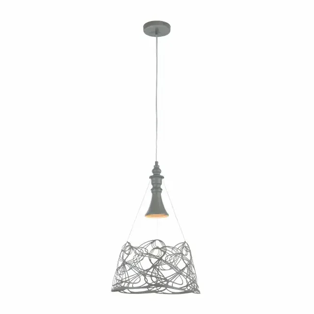 Elva Grey with Decorative Diffuser Pendant Light