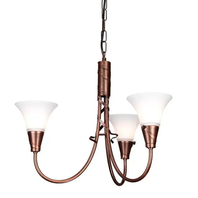 Emily 3 Light Copper Chandelier