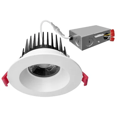Envision LED-DLJBX-4RG-12W-3WD-WH-R 4″ Regressed Downlight Warm Dim – White