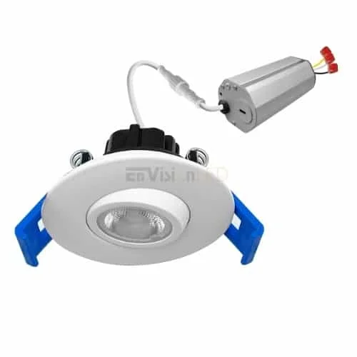 Envision LED-DLJBX-ADJ-2-5W-50K 2″ Gimbal Downlight: SnapTrim-Line