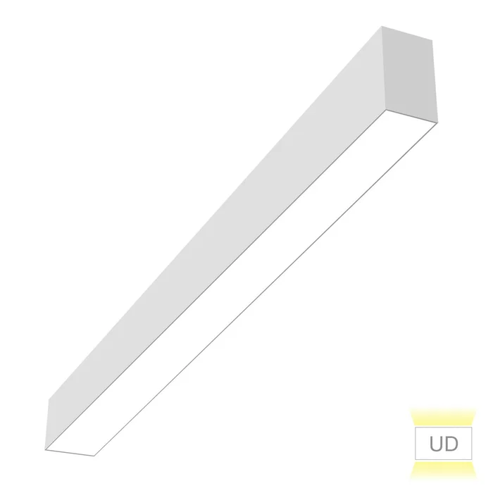 EnVision LED Lighting LED-ALIN2-4FT-3P50-UD-5CCT-WH 4 Ft. Architectural Linear LED Fixture, Uplight and Downlight, 25/38/50W, Selectable CCT (27K/30K/35K/40K/50K), White