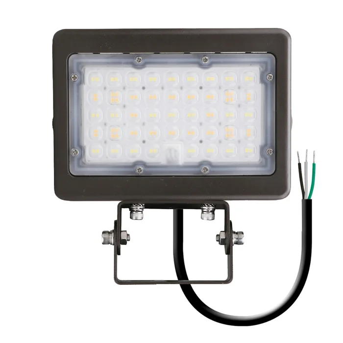 EnVision LED Lighting LED-ARL-2P30-TRI-BZ-TR-PC Mini LED Area Flood Light with Photocell, Trunnion Mount, 15/30W, Selectable CCT (30K/40K/50K), Bronze