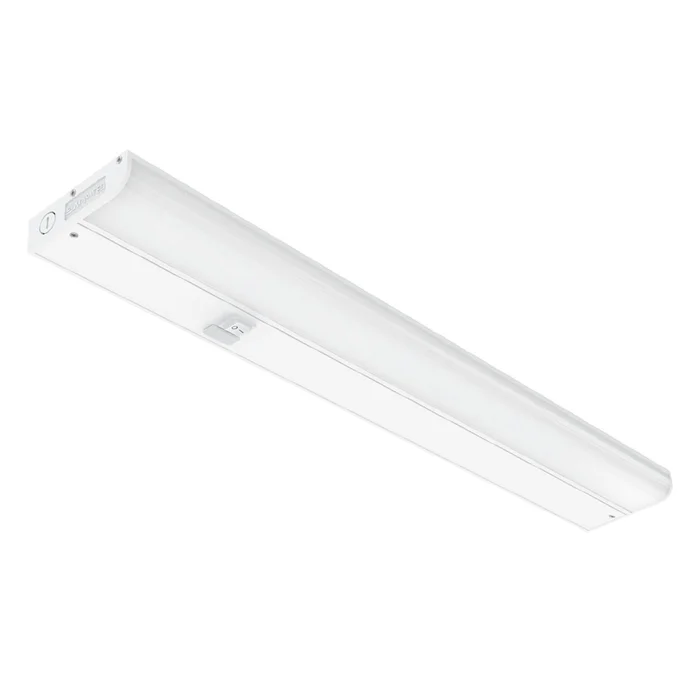 EnVision LED Lighting LED-EUC-11I-6W-5CCT-WH 11″ LED Undercabinet Bar, 120V, 6W, 450 Lumens, Selectable CCT (27K/30K/35K/40K/50K), White