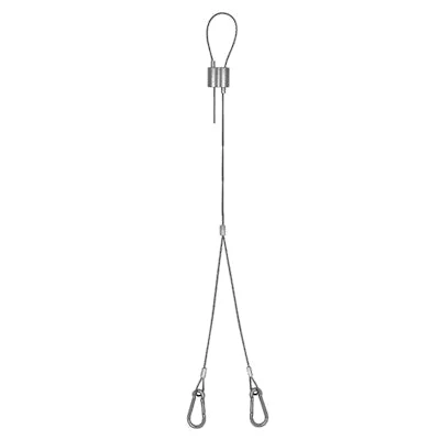 Envision SK-10FT-Y-LC-PD Suspension Kit, 10′ Y-Shape, Loop Top, Paddle Bottom (Adjustable Length)