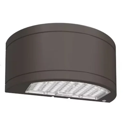 EnVisionLED LED-WPUD-SC-3P80-TRI-BZ-PC – CIRCLE-Line: Semi-Circle Up/Down Wall Pack – 80/64/48W – 3-CCT 30/40/50K – 120-347V – Bronze