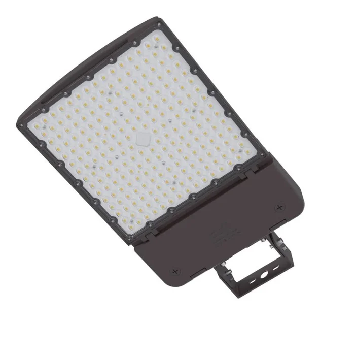 ESL Vision ESL-AL-200320W-13050-GRYM-T3 LED Area Light with Yoke Mount, 120-277V, Selectable Wattage (200W/240W/280W/320W), Selectable CCT (3000K/4000K/5000K), Grey