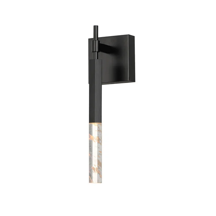 ET2 E11030-95BK Diaphane LED Wall Sconce, Black