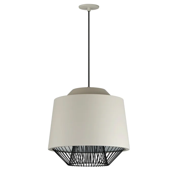 ET2 E11394-GYBK Phoenix LED Pendant, Gray / Black