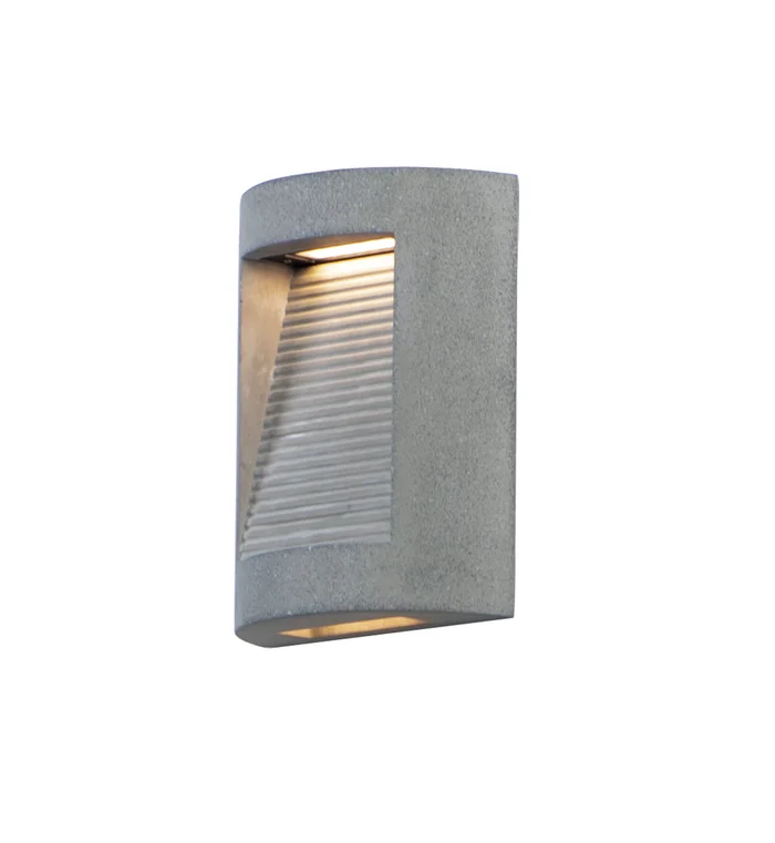 ET2 E14380-GSN Boardwalk LED Wall Sconce, Greystone