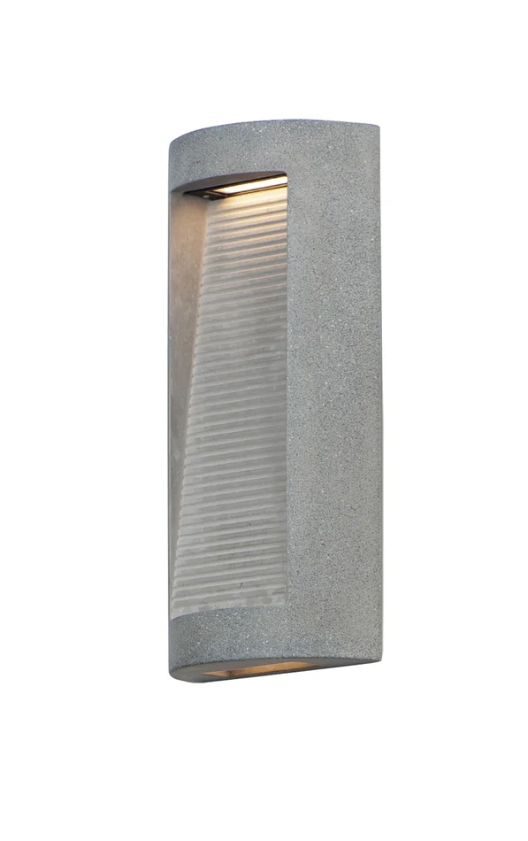 ET2 E14382-GSN Boardwalk LED Wall Sconce, Greystone