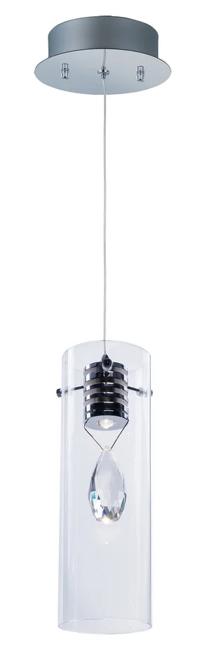 ET2 E21111-18PC Solitaire LED Pendant, Polished Chrome